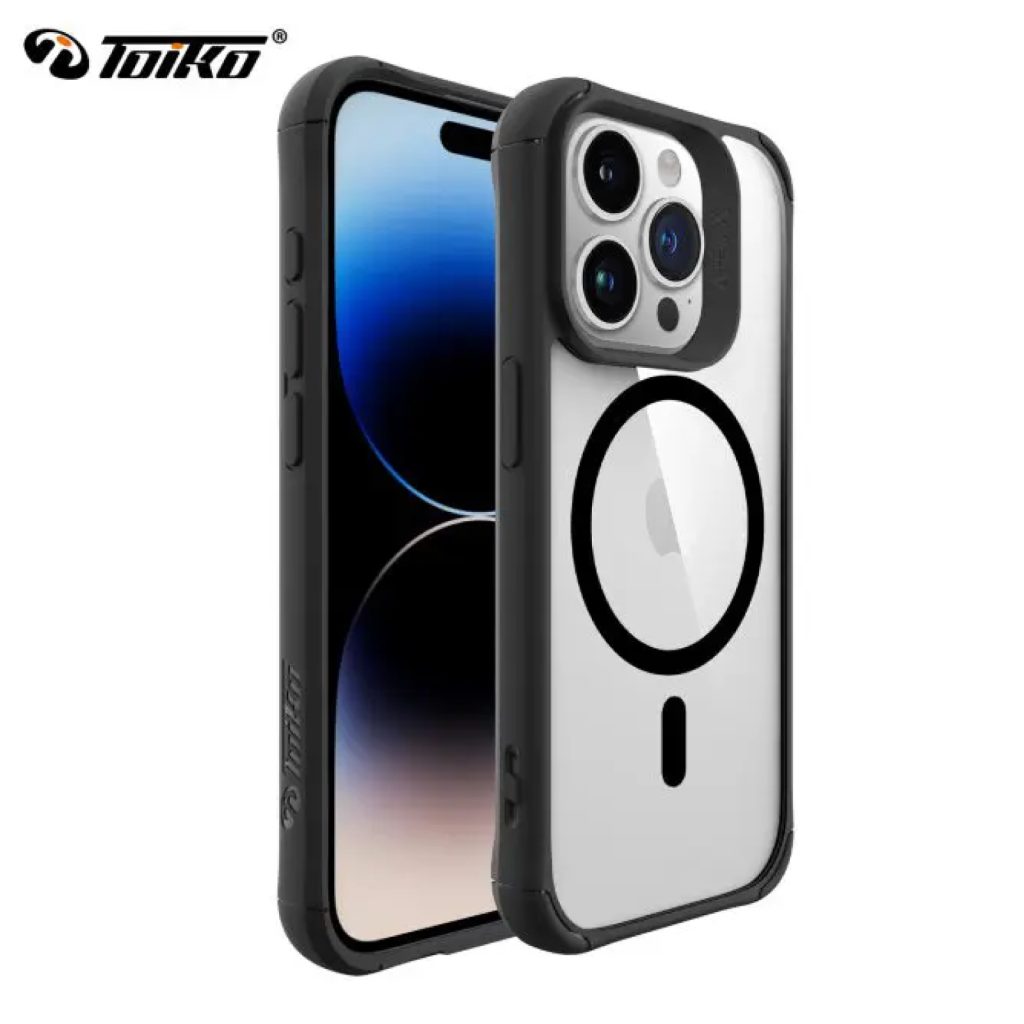 כיסוי לאייפון 15 פרו Toiko AtomX MagSafe שקוף