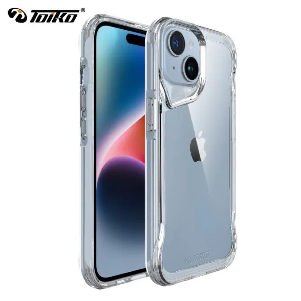 כיסוי לאייפון 15 + Toiko Titan שקוף