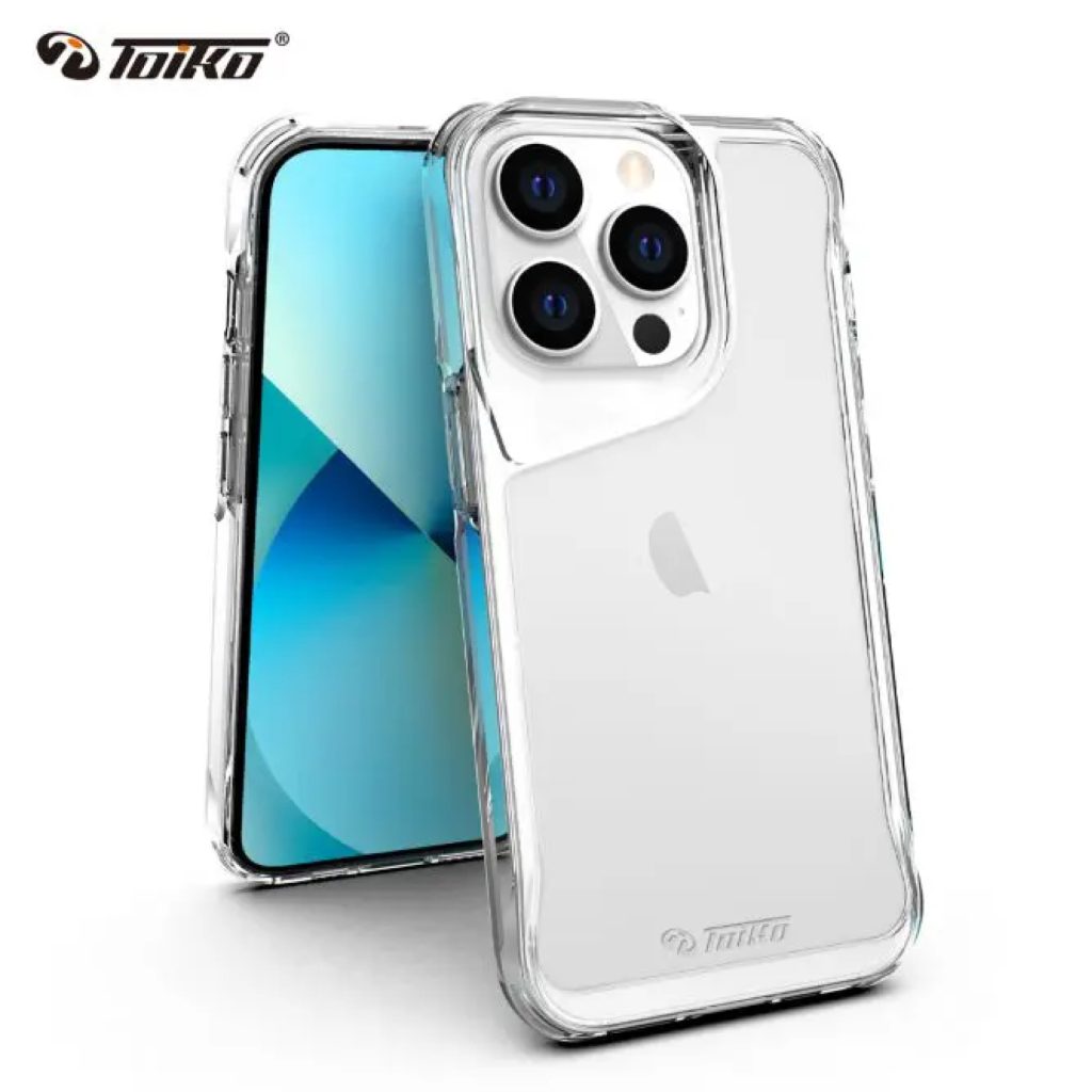 כיסוי לאייפון 14 פרו מקס Toiko Titan שקוף