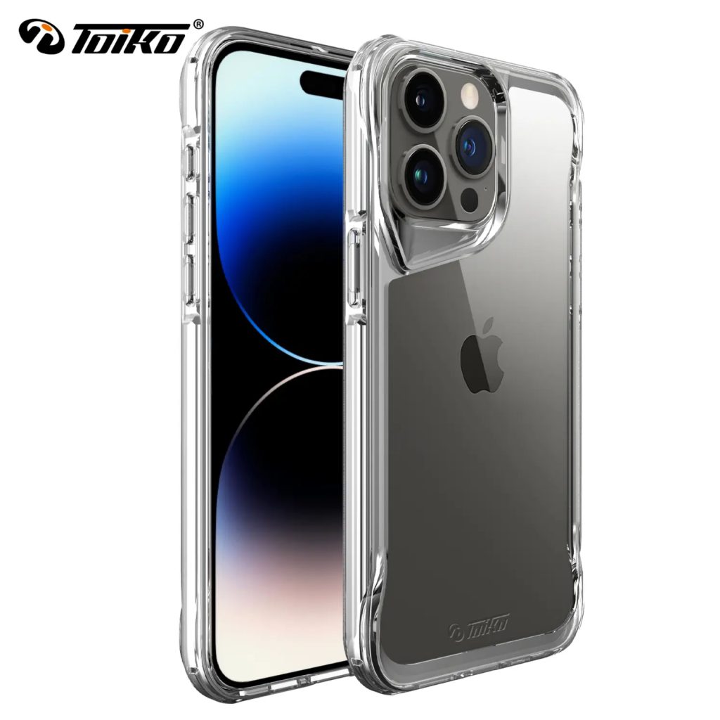 כיסוי  לאייפון 15 פרו מקס Toiko Titan שקוף