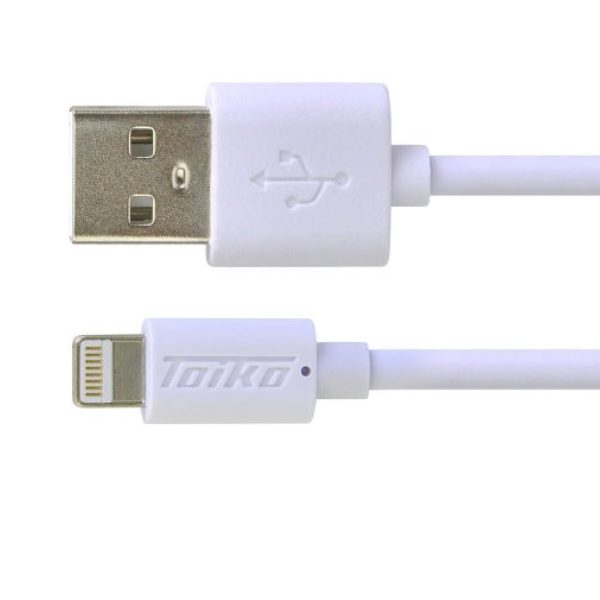 כבל טעינה Toiko MFI USB-A ל-Lightning – אורך 2 מטר