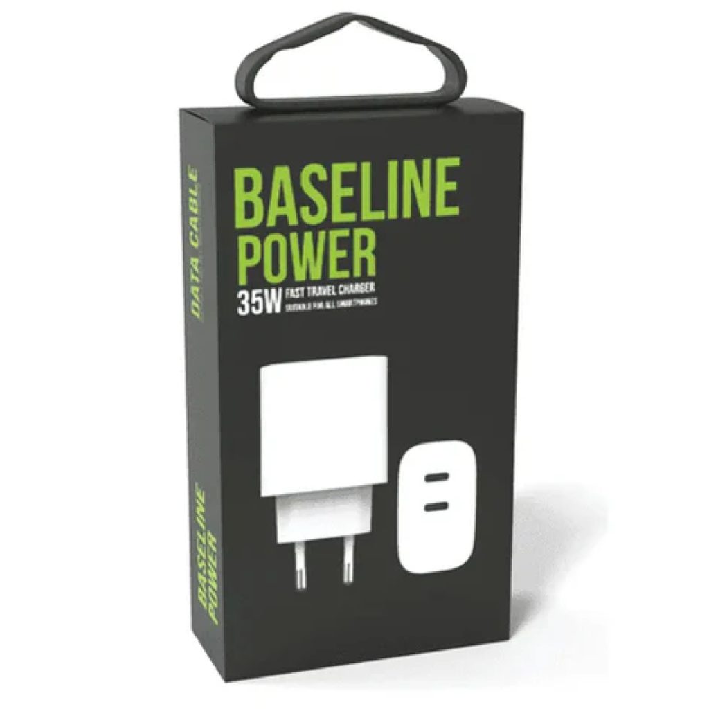 מטען מהיר 35W עם שקע מבית Baseline Power